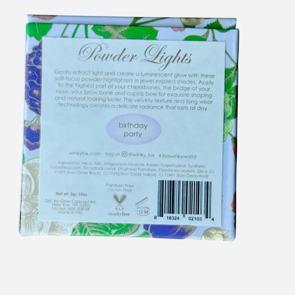 Winky Lux Powder Lights NIB Shade: Birthday Party .10 oz NEW